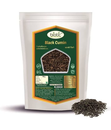 Biotic Kala Jeera / Kali Jeeri / Black Jeera / Black Cumin Seeds / Kali Jiri 100 gm