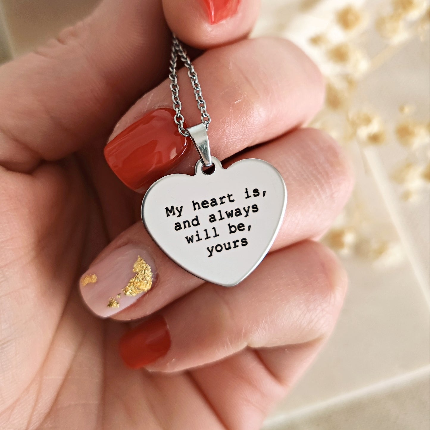 Customized Heart Pendant