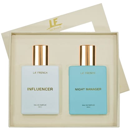 Influencer & Night Manager Luxury Unisex Perfume Gift Set 50ml X 2 Pcs Influencer & Night Manager Luxury Unisex Perfume Gift Set 50ml X 2 Pcs - Default Title