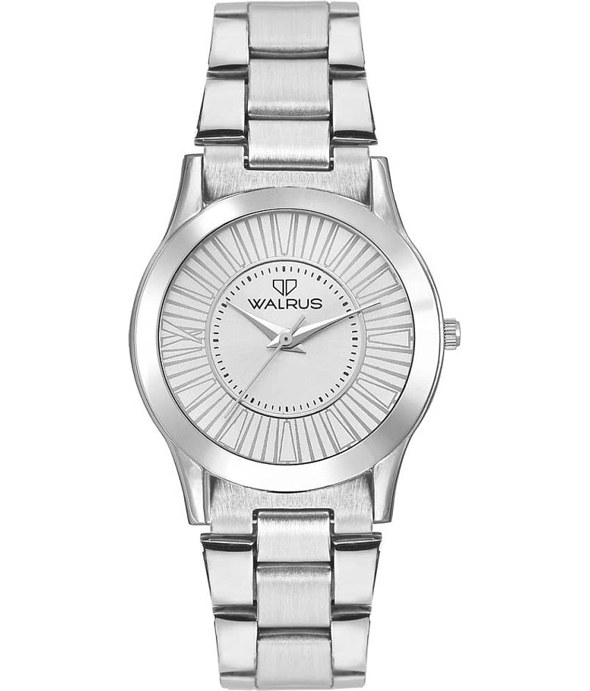 Walrus Ova Silver Color Analog Women Watch -WWW-OVA-070707