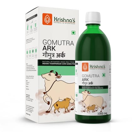 Krishna's Herbal & Ayurveda Gomutra Ark 1000 ml Pack of 1