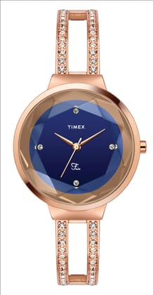 Timex Blue Dial Women Analog Watch - TWEL13404-Blue