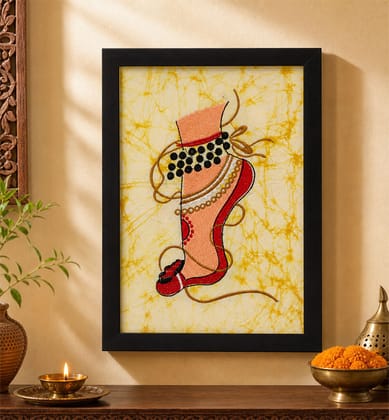 Handcrafted Batik Framed Decorative Wall Art Handcrafted Batik Framed Decorative Wall Art