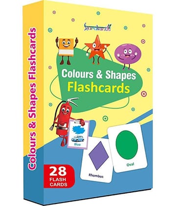 Colors & Shapes Flash Cards for Kids Early Learning | Easy & Fun Way of Learning 1 Year to 6 Years Babies