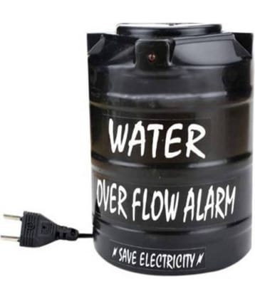 Water Tank Overflow Alarm Sound High Quality Wired Sensor Security System (PACK OF 01)(Color/Black)