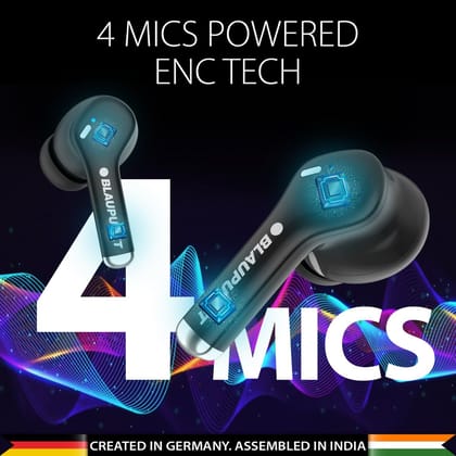 Blaupunkt Btw100 Xtreme Truly Wireless Bluetooth in Ear Earbuds 