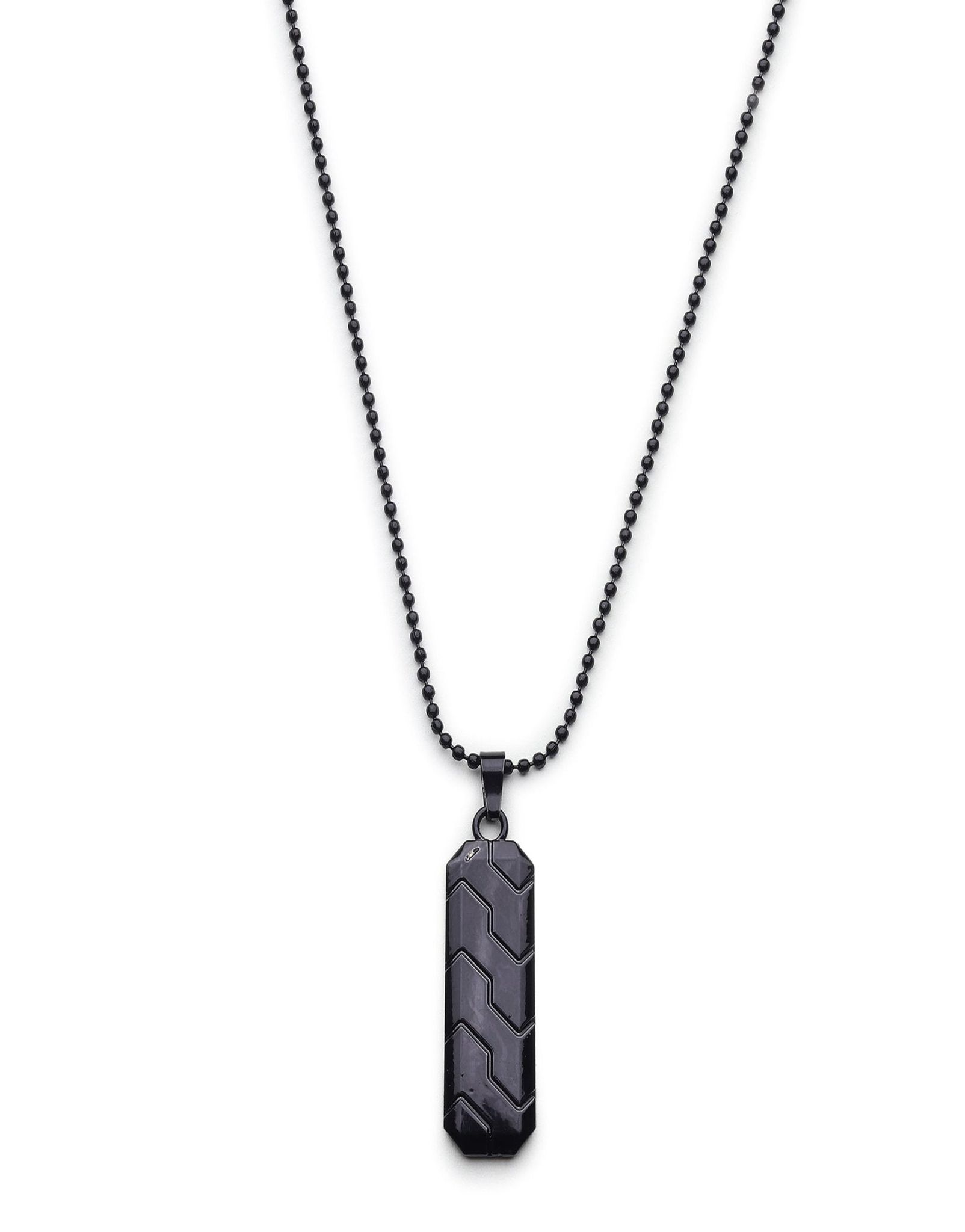 Dark Tag Pendant-With Box Chain
