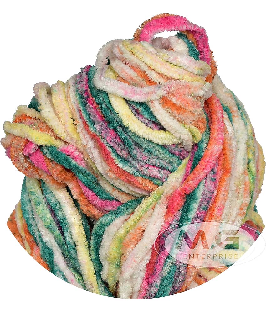 Ganga Knitting Yarn Thick Chunky Wool, VT Chritmas 400 gm Best Used with Knitting Needles, Crochet Needles Wool Yarn for Knitting - af