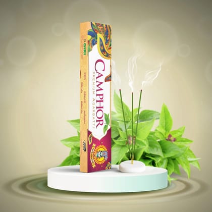 Giri Camphor Premium Agarbatti - 50 Sticks | Incense Sticks | Agarbathi for Pooja Giri Camphor Premium Agarbatti - 50 Sticks | Incense Sticks | Agarbathi for Pooja