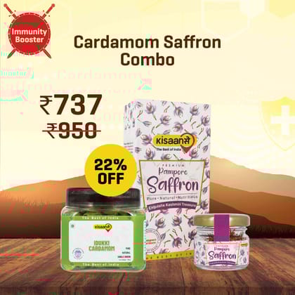 KisaanSay Cardamom Saffron Combo