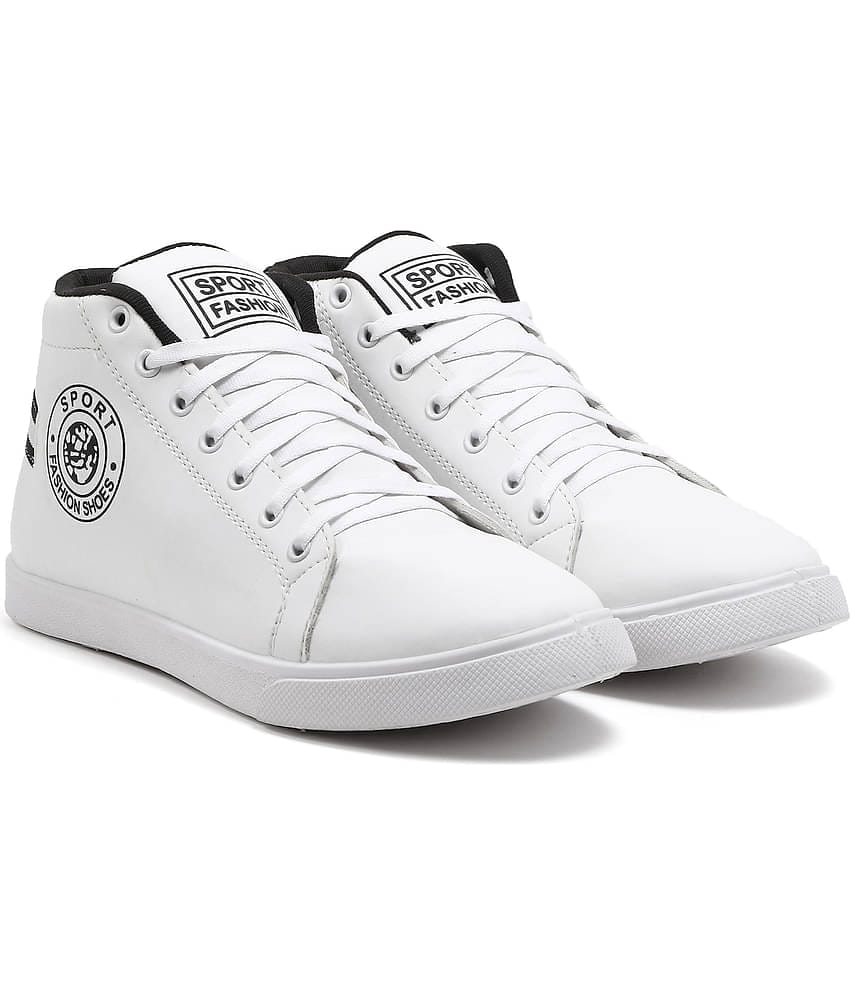 Hilux White Men's Sports Running Shoes