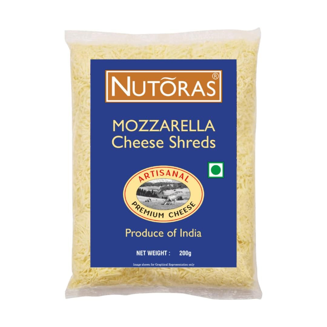 Nutoras Mozzarella Cheese Shreds 200G