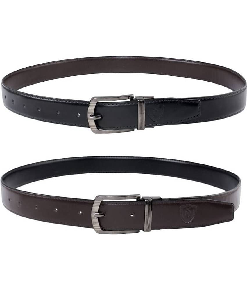 Keviv Black Leather Casual Belt