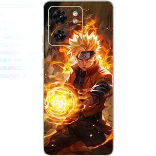 Yug Emporium Motorola Edge 40 Kakashi Hatake Leather Premium Theme Full Back & Side Coverage (Mobile Back Cover, Multicolor)