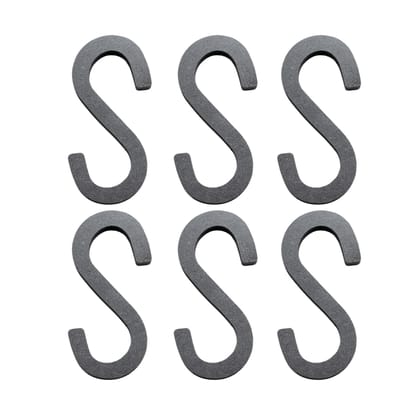 Trilonium S-shaped Iron Hooks Set of 6 pcs