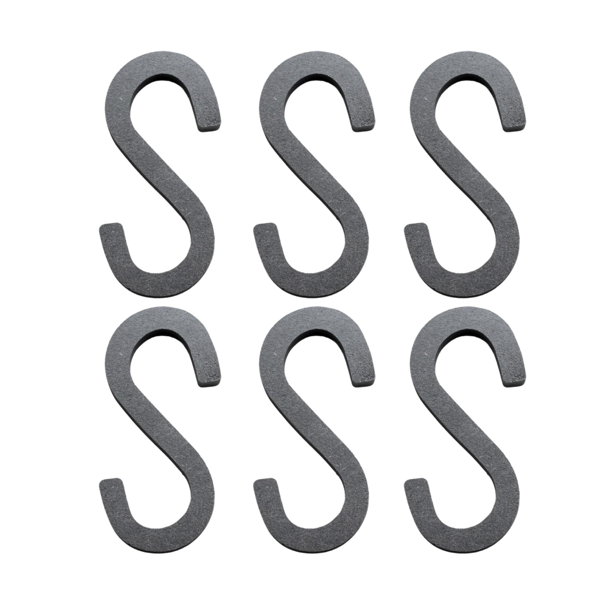 Trilonium S-shaped Iron Hooks Set of 6 pcs