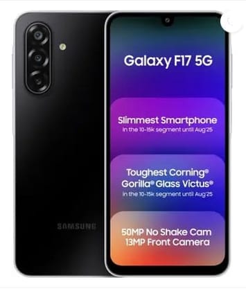 SAMSUNG Galaxy F17 5G (Neo Black, 128 GB) (6 GB RAM) SAMSUNG Galaxy F17 5G (Neo Black, 128 GB) (6 GB RAM) - Black