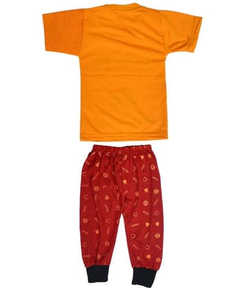 DIAMOND EXPORTER Pack of 5 Boys Cotton Blend T-Shirt & Trackpants Set ( Multicolor )