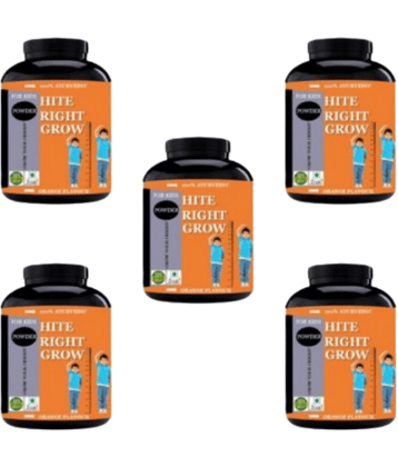 Hindustan Herbal HITE RIGHT GROW (ONLY FOR KIDS) 0.5 kg Powder Pack of 5