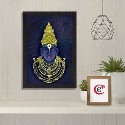 Lord Vitthal Satin Matt Textured UV Digital Art Painting