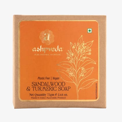 ashpveda Sandalwood & Turmeric Bathing Soap ashpveda Sandalwood & Turmeric Bathing Soap