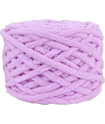 PRANSUNITA Super Thick Fluffy Jumbo Polyester Baby Blanket Chenille Yarn for Knitting, Crochet & Home Decor Projects, Afghans, throw pillows, cushions & blankets -100 GMS – 6mm thickness