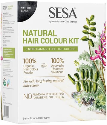Sesa - Black Herbal Semi Permanent Hair Color 240