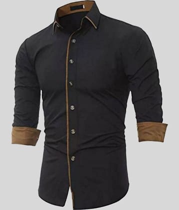 P&V - Red Cotton Blend Slim Fit Men's Casual Shirt (Pack of 1)