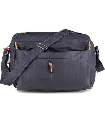 FLYSACK Navy Blue Solid Messenger Bag