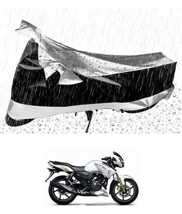 RONISH Bike Body Cover for TVS Apache RTR 180 ( Pack of 1 ) , Silver