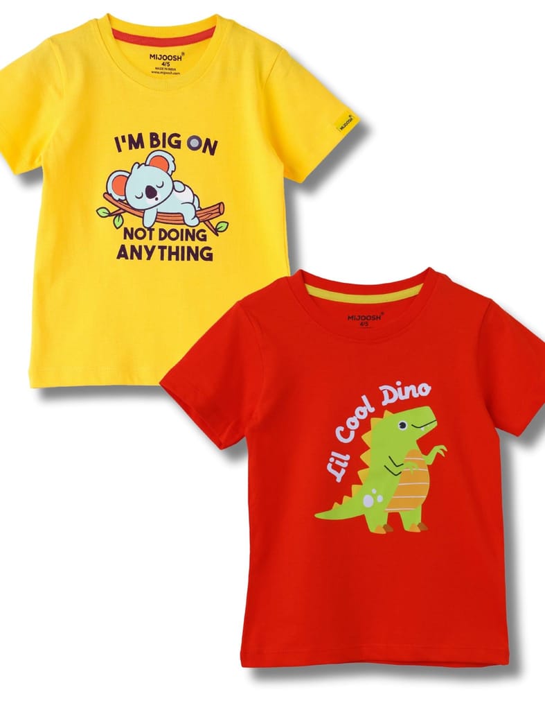 Modern Kids Boys T-Shirt , Soft Cotton, Ages 2-6 (2pcs pack) 2025 at ShopCircuit | ONDC