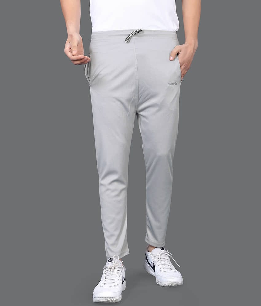 FRUZIS FASHION Light Grey Lycra Men's Trackpants ( Pack of 1 )