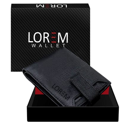 Removable Card Holder Bi-Fold Premium Faux Leather 7 ATM Card Slots Wallet for Men-B