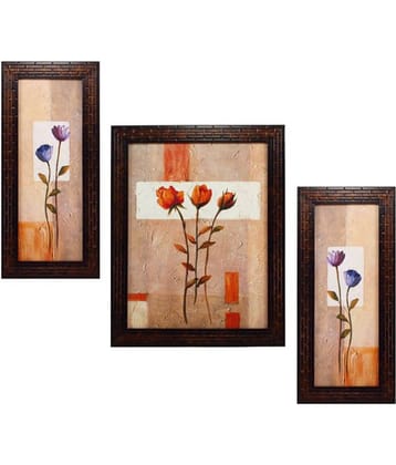 Indianara - Floral Painting With Frame