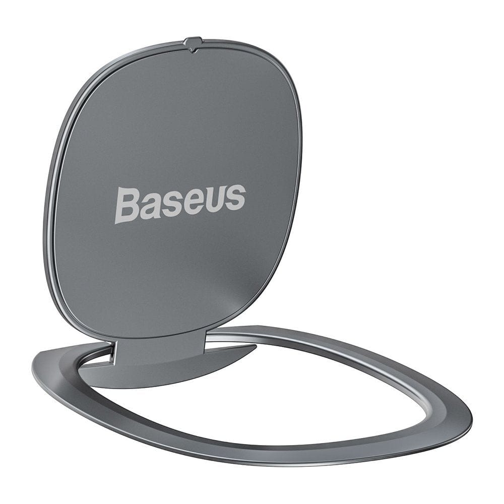 Baseus Ultrathin Self-Adhesive Ring Holder Phone Stand Silver (SUYB-0S)-Silver