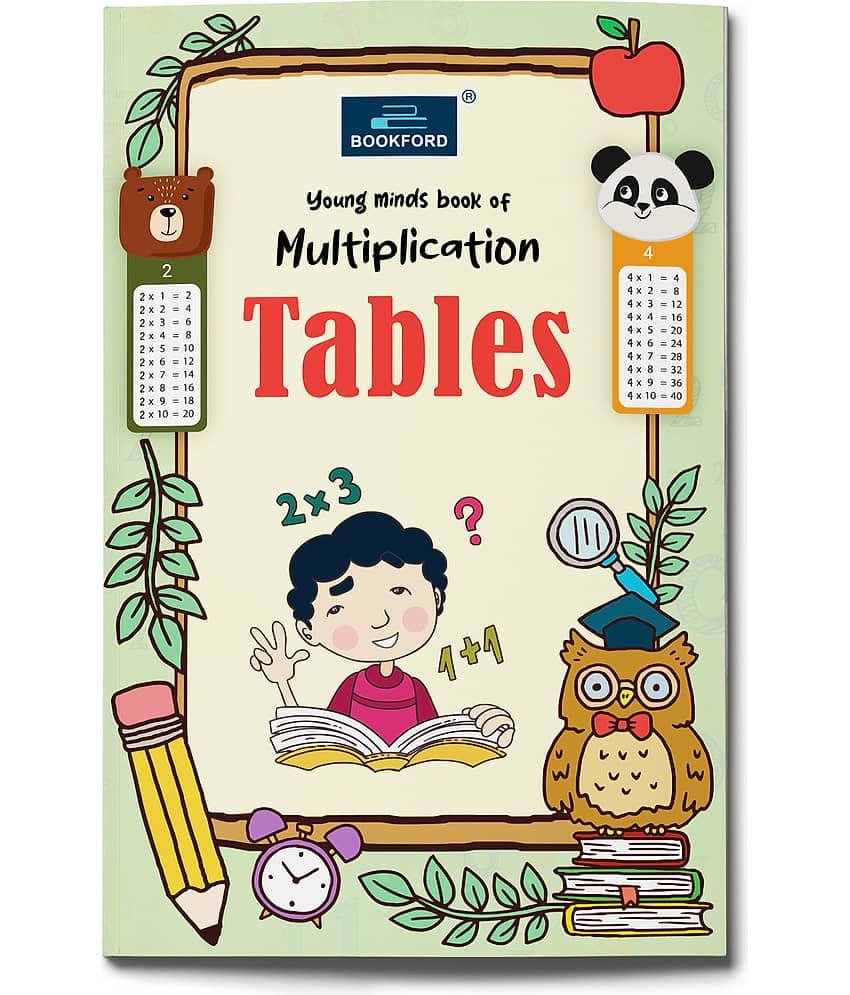 Young Minds Book Of Multiplication Tables Books For Kids