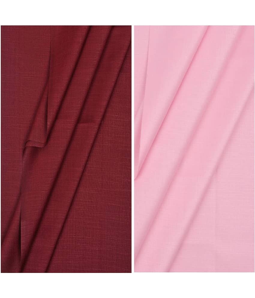 KUNDAN SULZ GWALIOR Multi Cotton Blend Unstitched Shirt pc