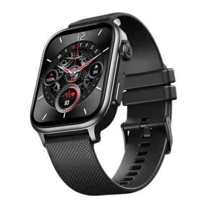 boAt Storm Infinity Max | Smartwatch with 2.01" HD Display, 20-Day Battery Life, BT Calling, IP68, and Functional Crown boAt Storm Infinity Max | Smartwatch with 2.01" HD Display, 20-Day Battery Life, BT Calling, IP68, and Functional Crown - Active Black
