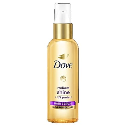 Dove Radiant Shine + UV Protect  Hair Serum For Dry & Frizzy Hair, 48 ml