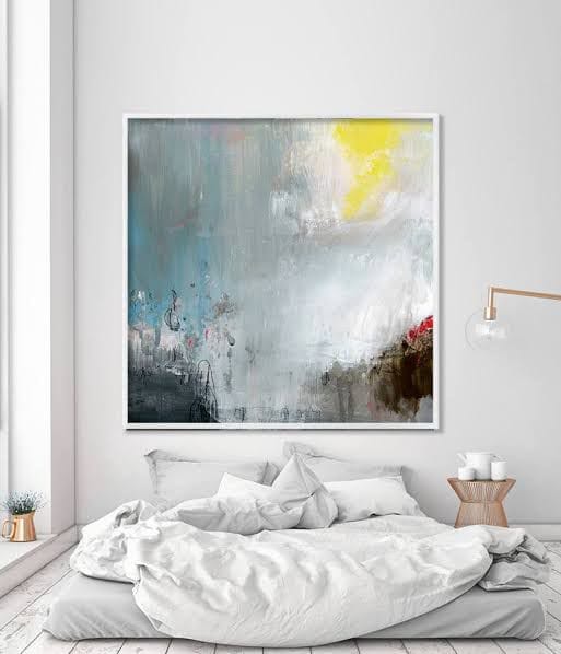 acrylics painting canvas