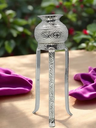 Pure Silver Lord Shiva abhishekam jaladhara-Small