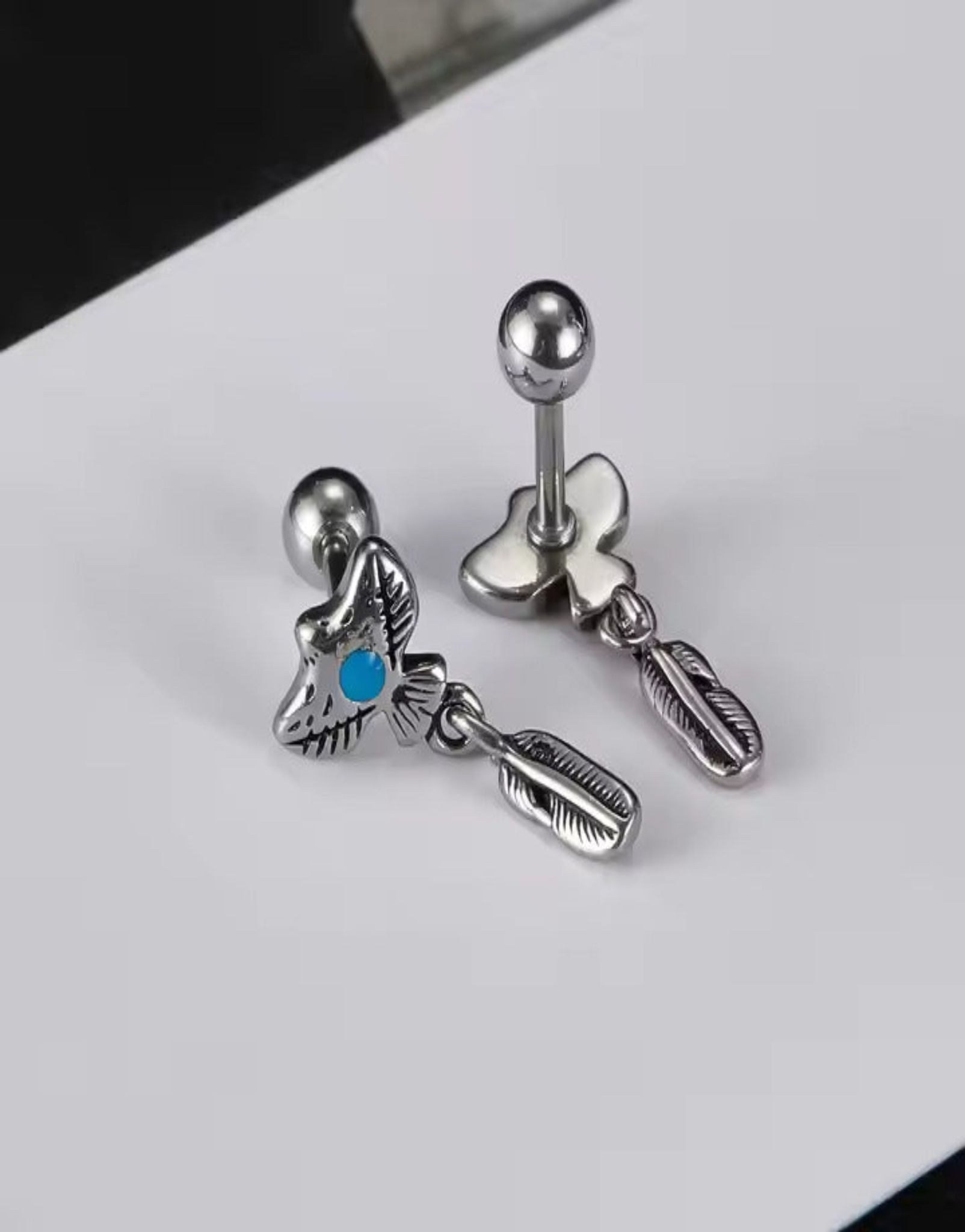 Sky Drop Earrings-Pair