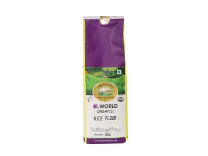 Elworld Agro & Organic Food Products Rice Flour 500g