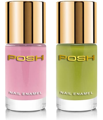 Posh Nail Polish Multi Glossy Pack of 2 9 mL