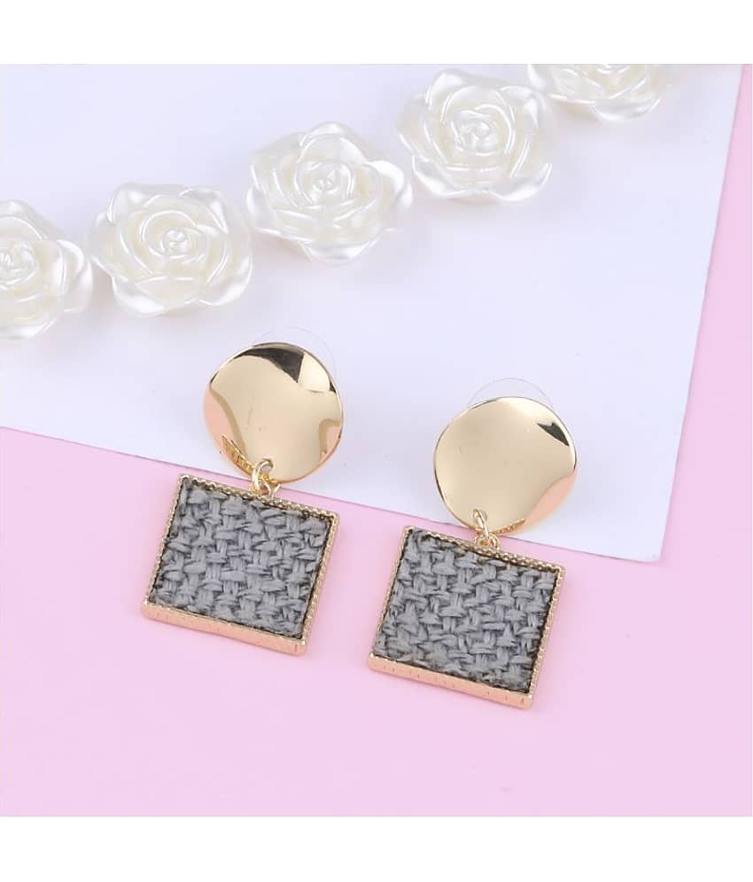 SILVER SHINE  Gold Plated Charm Designer Earring For Women Girl