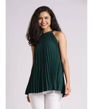 aask Women's Polyester A-Line Top ( Brown )