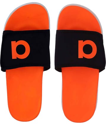 Aadi - Orange Rubber Slide Flip flop