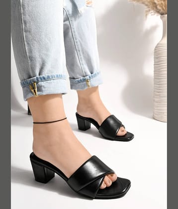 Shoetopia Stylish Solid Mauve Block Heels & Girls