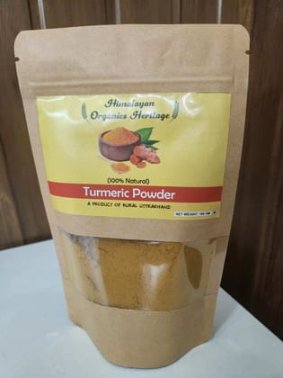 Himalyan Organics Heritage Pure Turmeric Powder From Rural Uttarakhand 100 Gms