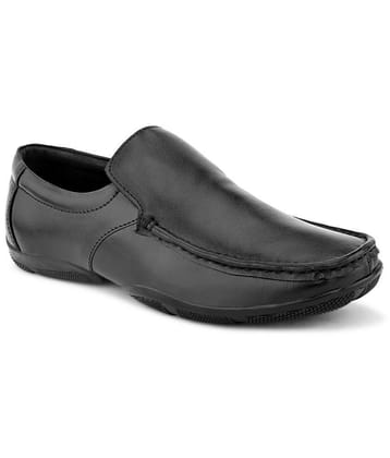 Fashion Victim Black Mens Slip On Formal Shoes - None